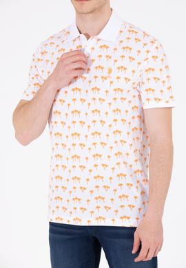 Erkek Turuncu Polo Yaka Tişört - 50263273035