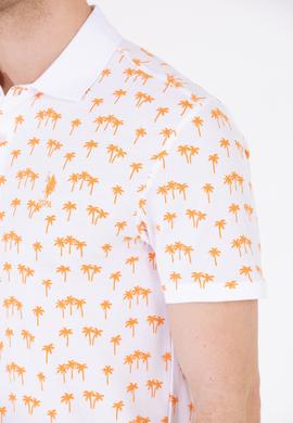 Erkek Turuncu Polo Yaka Tişört - 50263273035