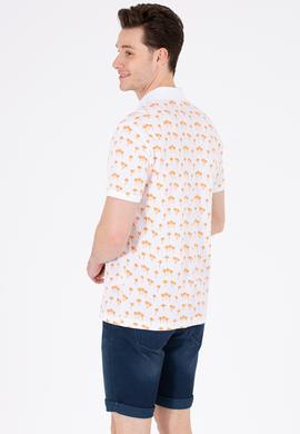 Erkek Turuncu Polo Yaka Tişört - 50263273035