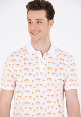 Erkek Turuncu Polo Yaka Tişört - 50263273035