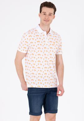 Erkek Turuncu Polo Yaka Tişört - 50263273035