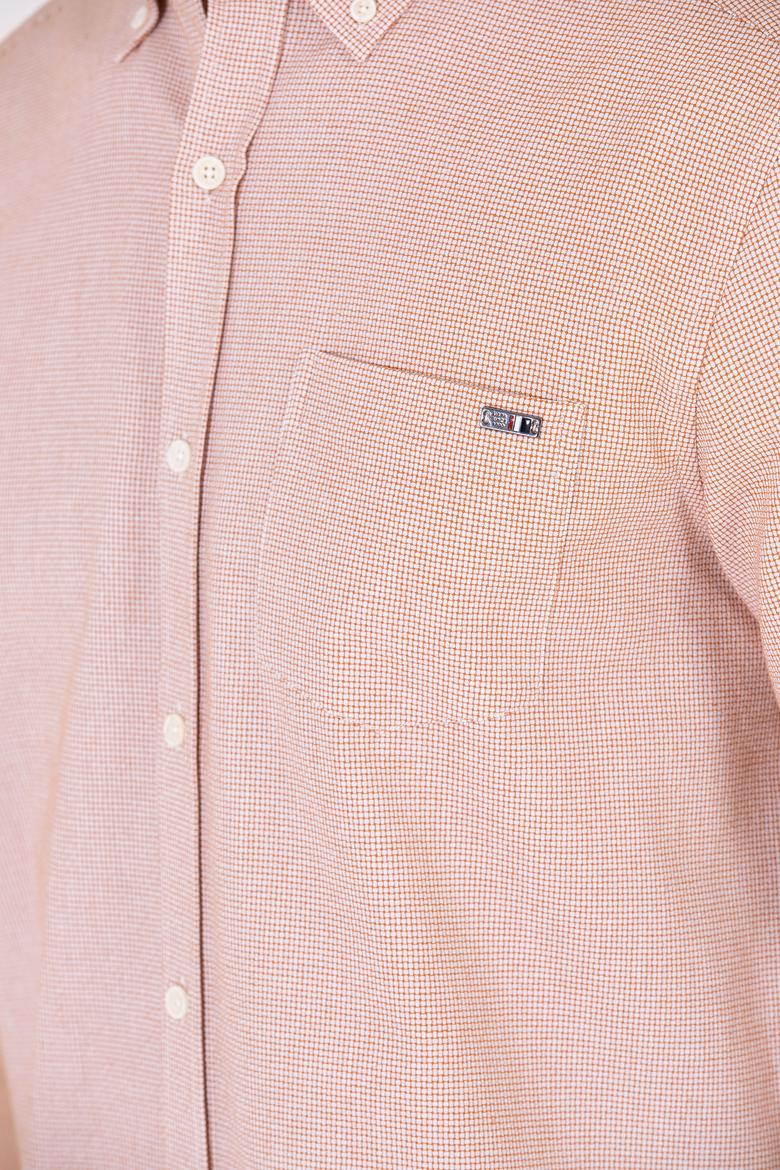 Erkek Kiremit Kısa Kollu Gömlek - 50265491006