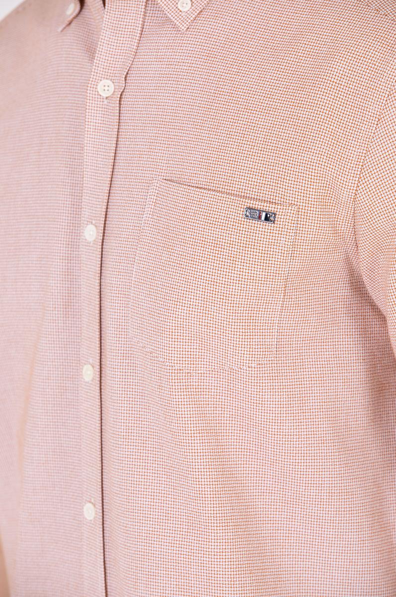 Erkek Kiremit Kısa Kollu Gömlek