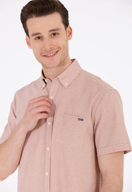 Erkek Kiremit Kısa Kollu Gömlek - 50265491006