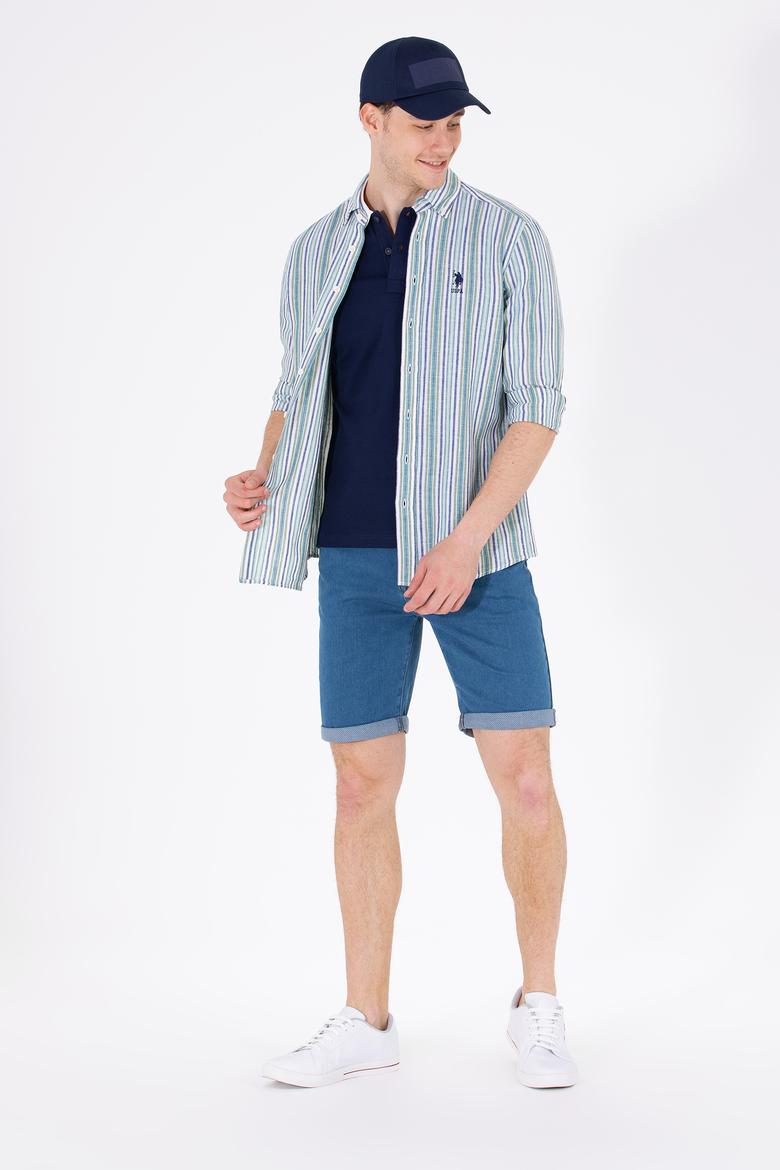 Erkek Yeşil Uzun Kollu Gömlek - 50263698023