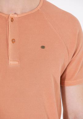 Erkek Pudra Bisiklet Yaka Tişört - 50263495057