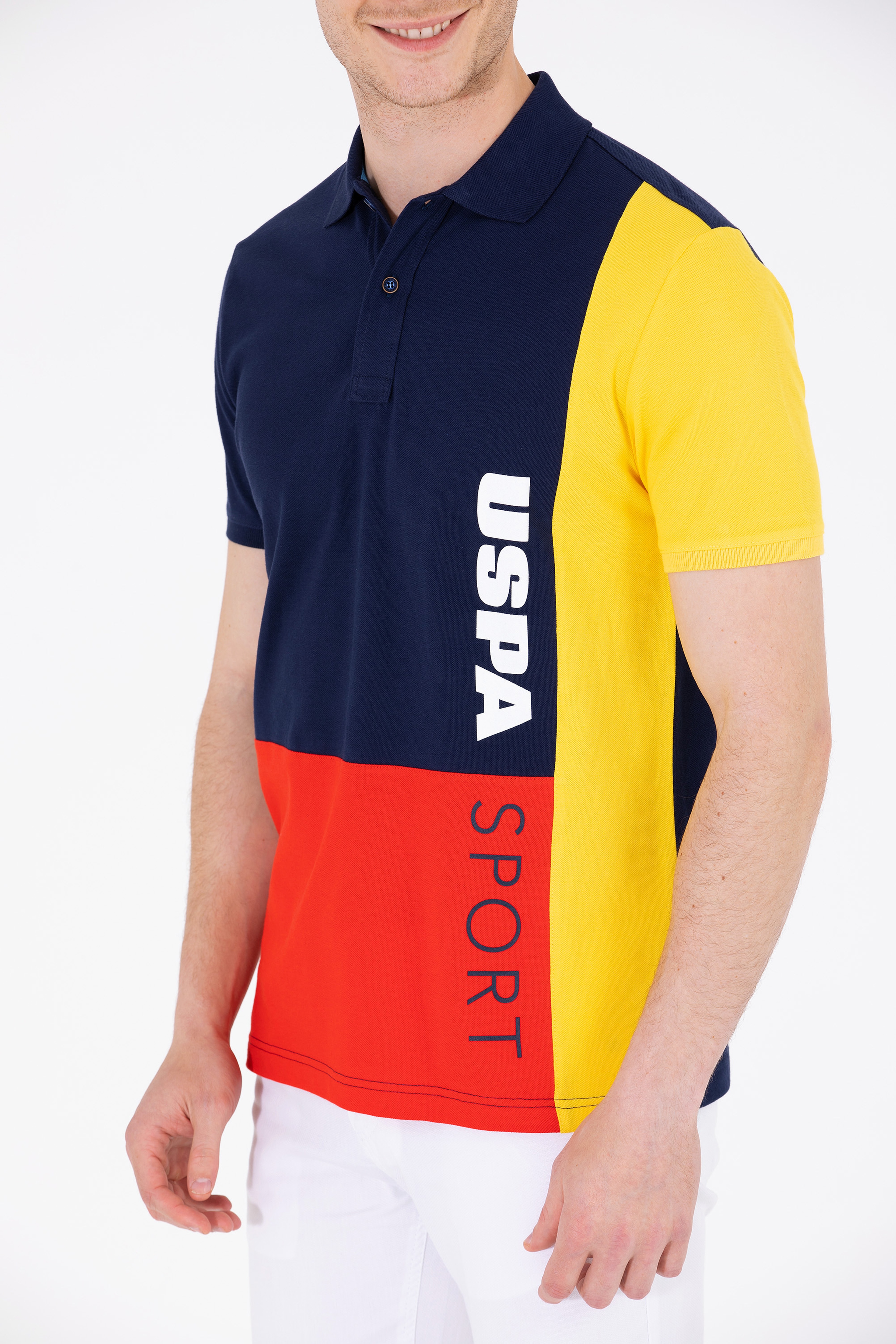 Erkek Lacivert Polo Yaka Tişört - Image 6