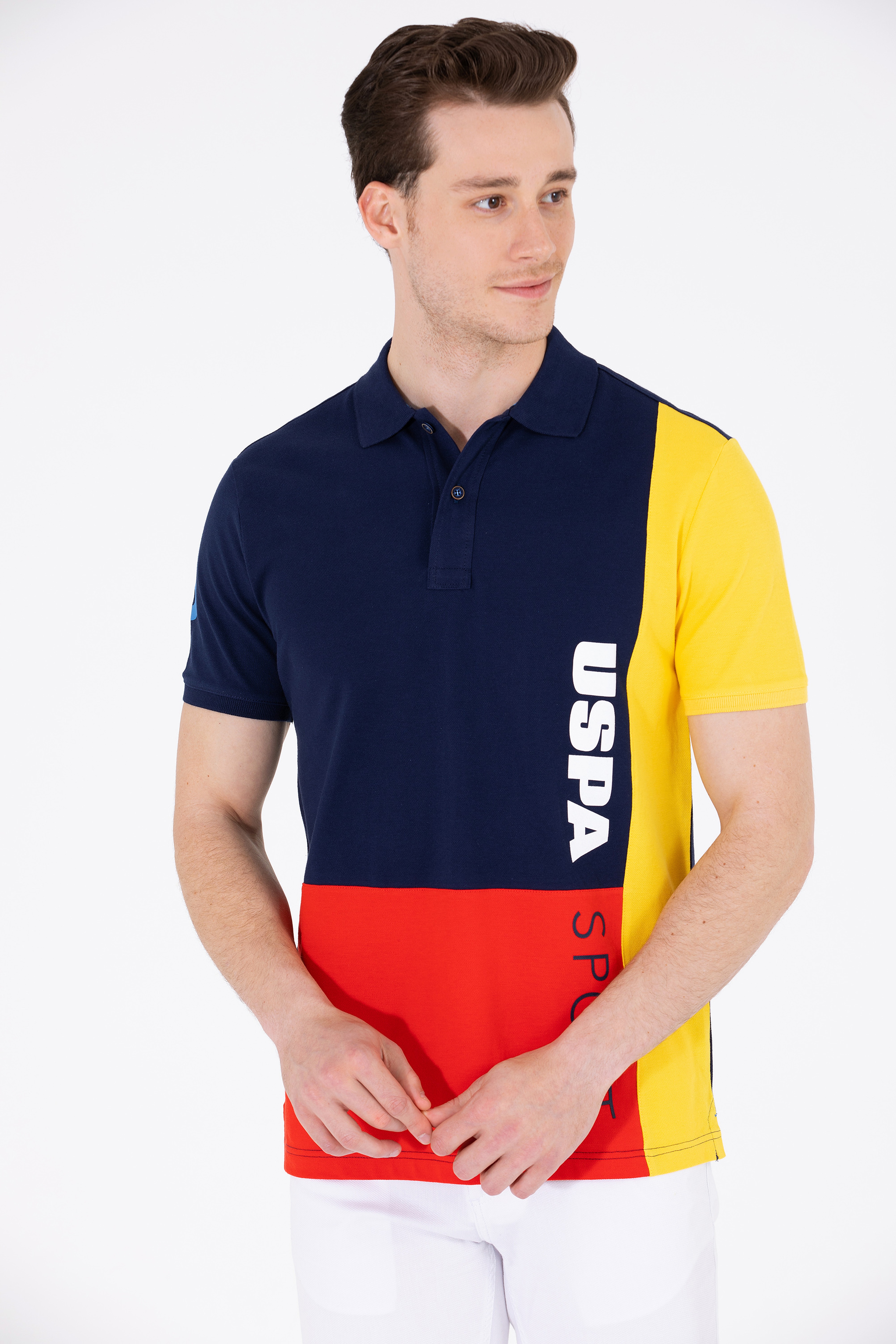 Erkek Lacivert Polo Yaka Tişört - Image 2