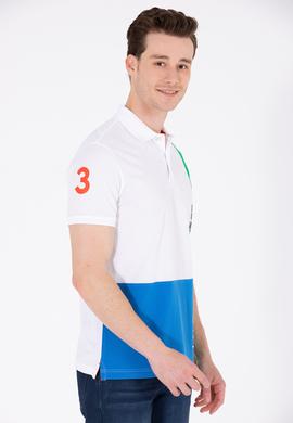 Erkek Beyaz Polo Yaka Tişört - 50263346023