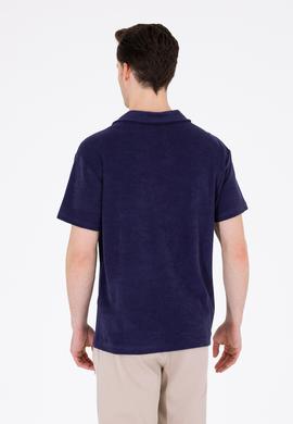 Erkek Lacivert Comfort Polo Yaka Tişört - 50263421007