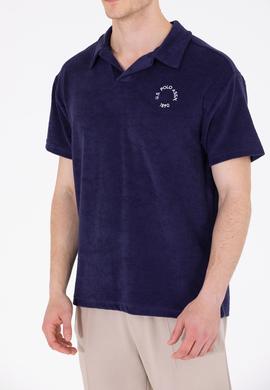 Erkek Lacivert Comfort Polo Yaka Tişört - 50263421007