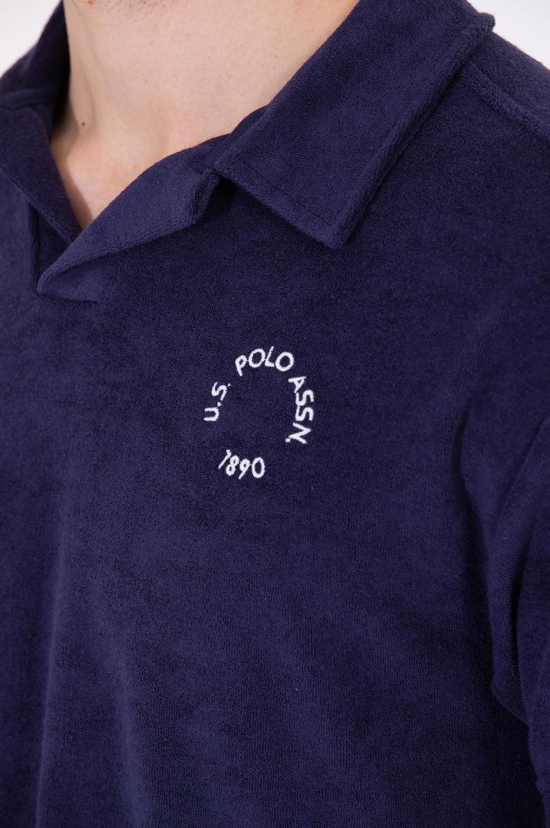 Erkek Lacivert Comfort Polo Yaka Tişört