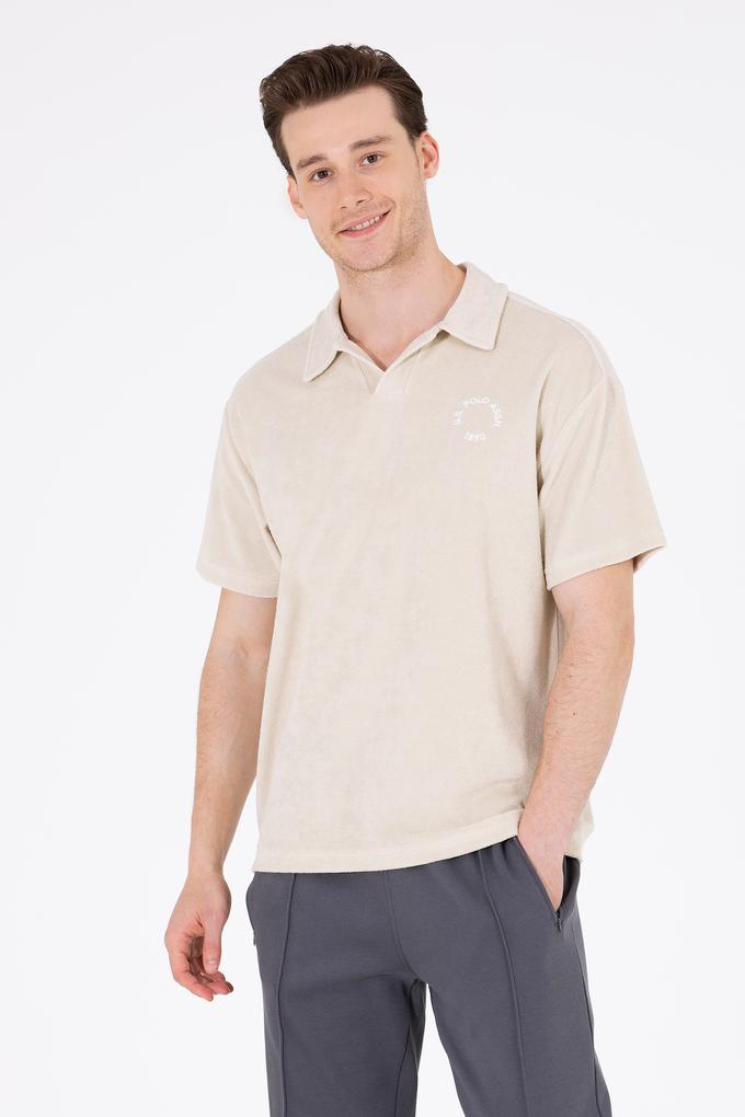 Erkek Taş Comfort Polo Yaka Tişört