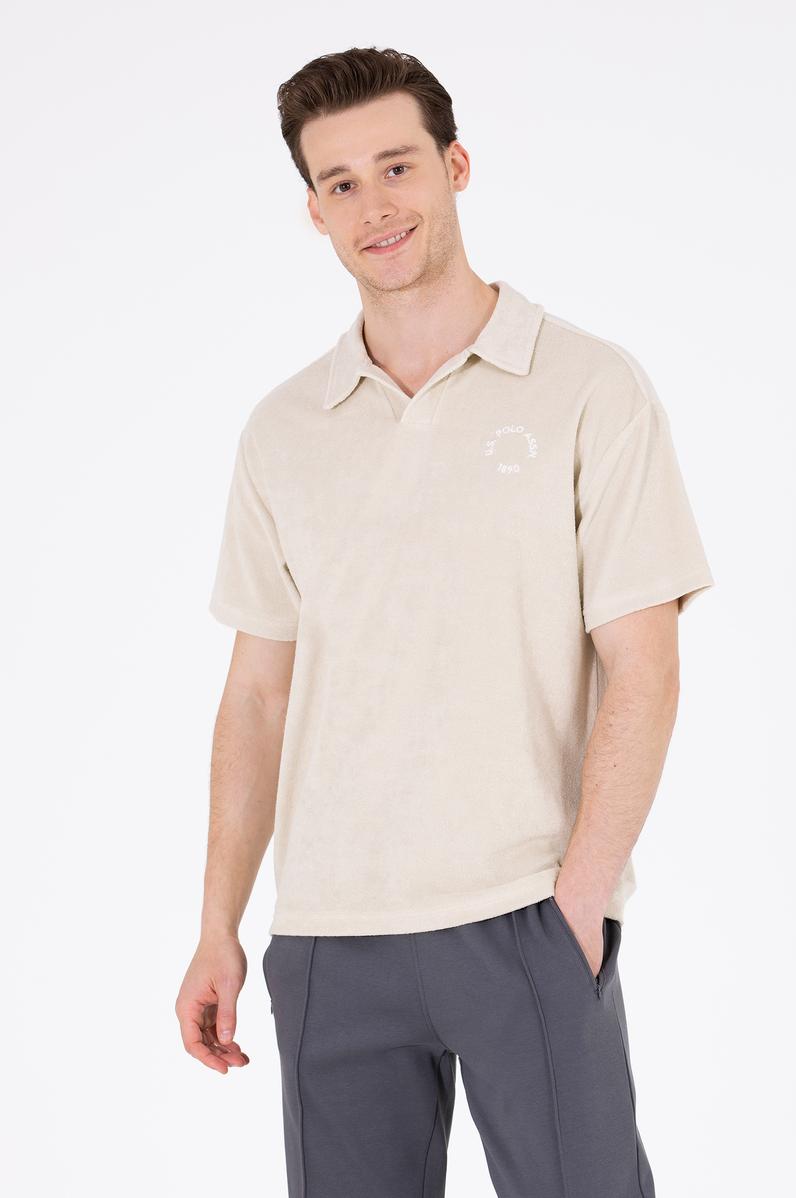 Erkek Taş Comfort Polo Yaka Tişört