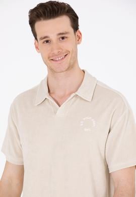 Erkek Taş Comfort Polo Yaka Tişört - 50263421037