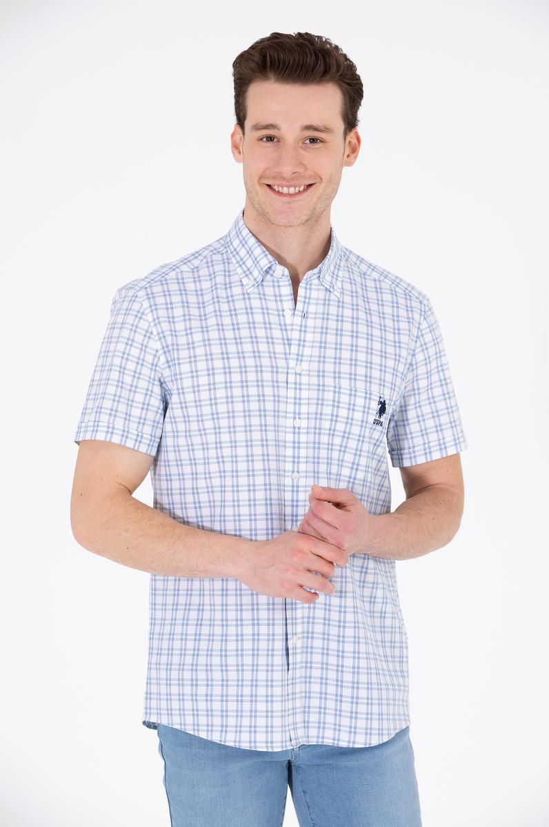 Erkek Lacivert Kısa Kollu Gömlek