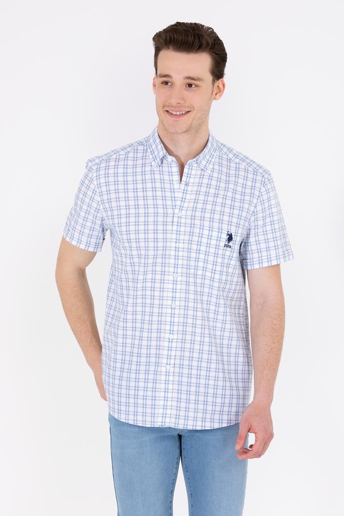 Erkek Lacivert Kısa Kollu Gömlek