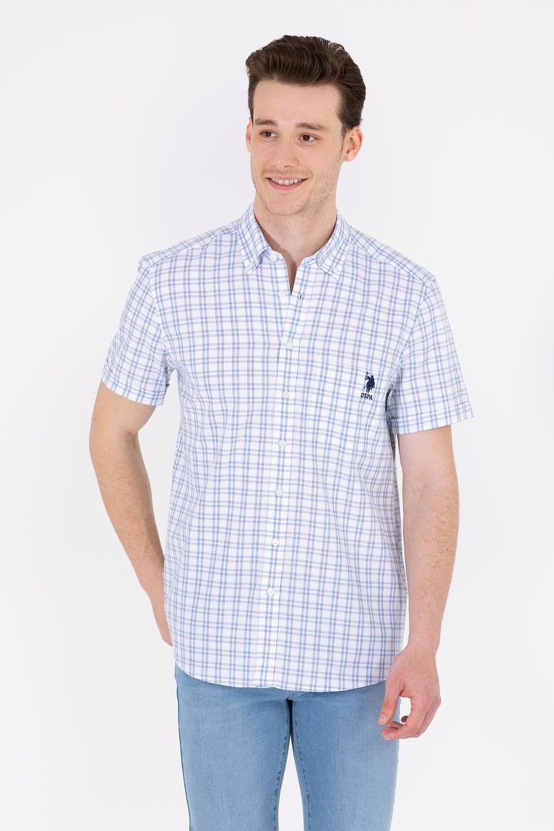 Erkek Lacivert Kısa Kollu Gömlek