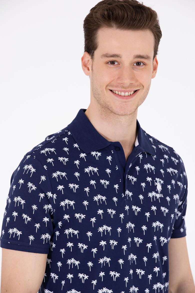 Erkek Lacivert Polo Yaka Tişört - 50263273007