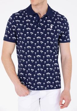 Erkek Lacivert Polo Yaka Tişört - 50263273007