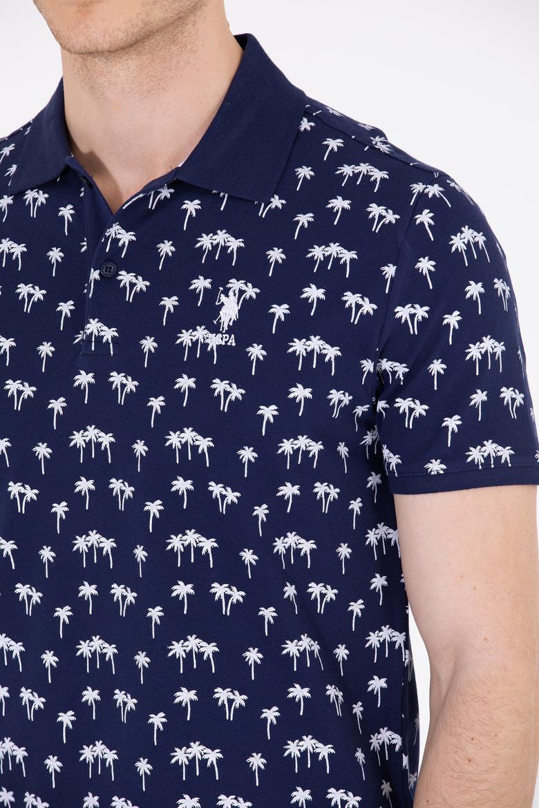 Erkek Lacivert Polo Yaka Tişört - 50263273007