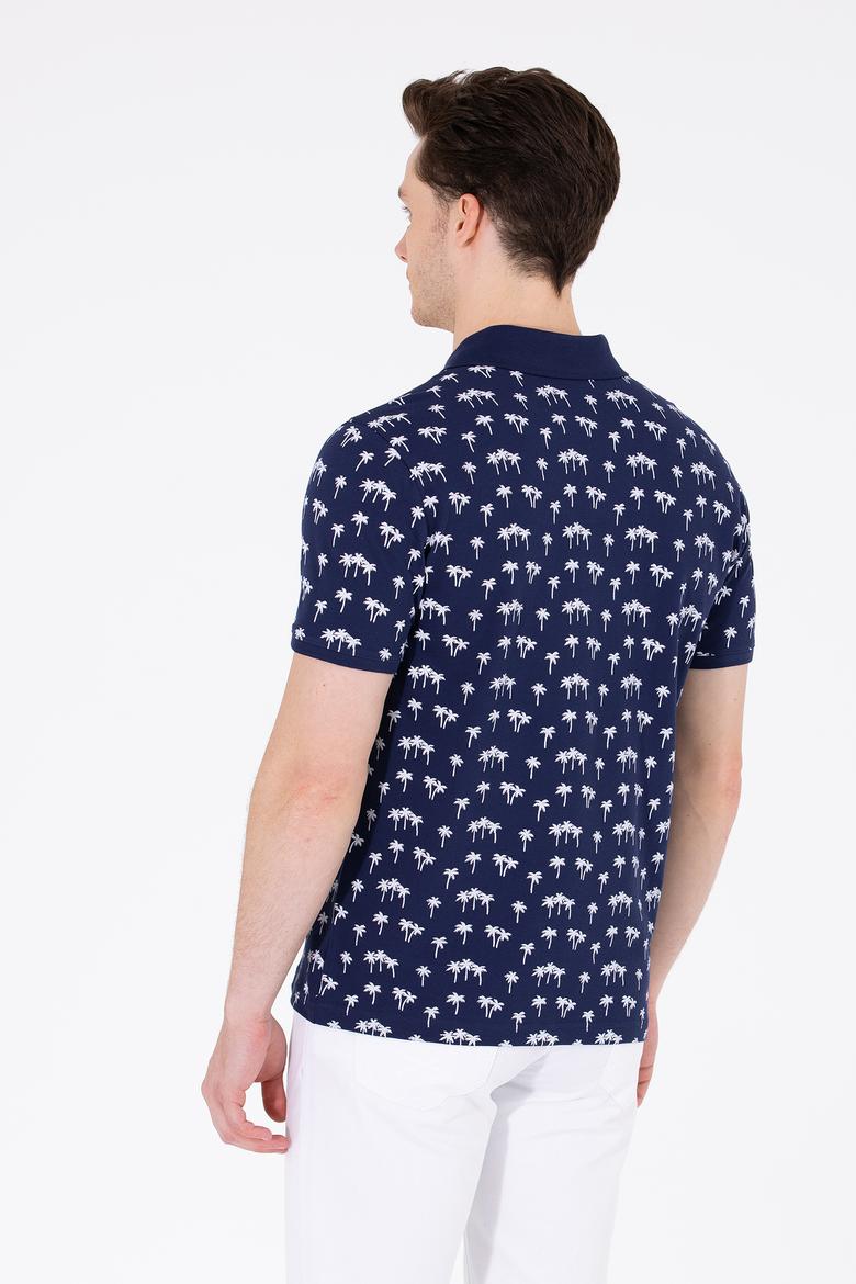 Erkek Lacivert Polo Yaka Tişört - 50263273007