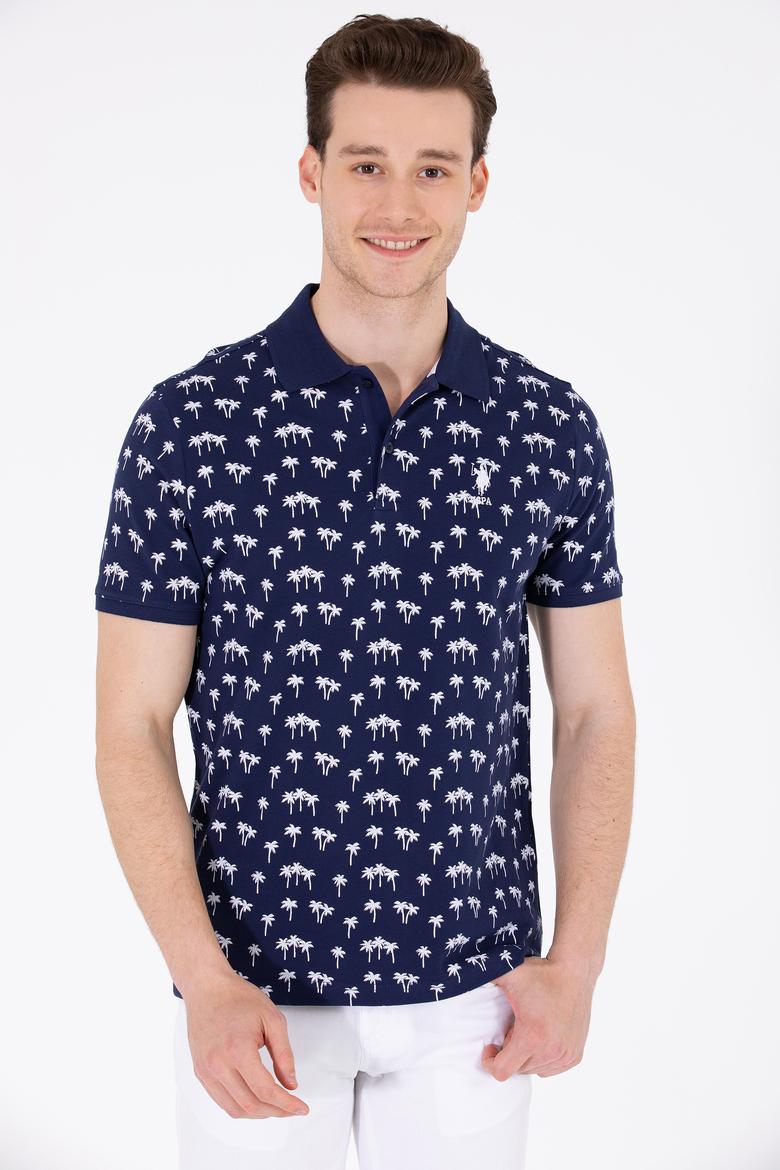 Erkek Lacivert Polo Yaka Tişört - 50263273007