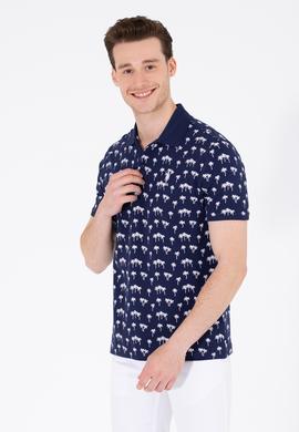 Erkek Lacivert Polo Yaka Tişört - 50263273007