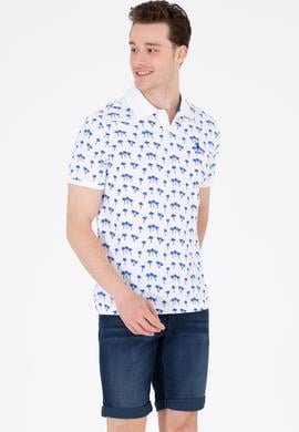 Erkek Saks Polo Yaka Tişört - 50263273025