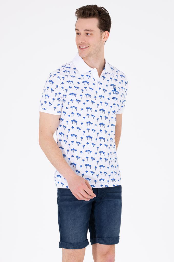 Erkek Saks Polo Yaka Tişört