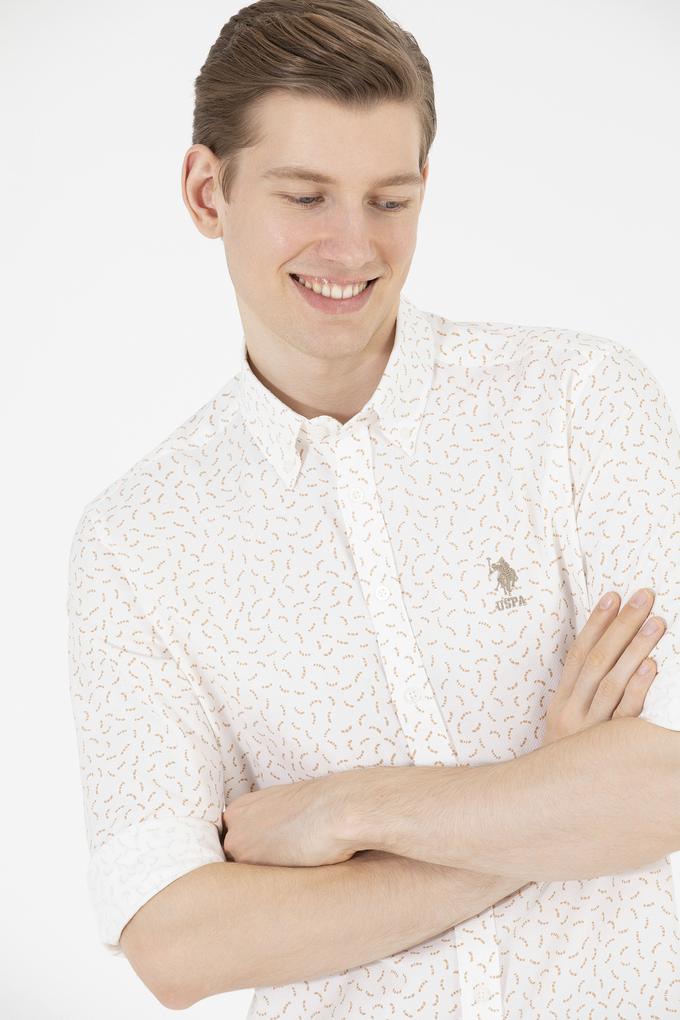 Erkek Camel Uzun Kollu Gömlek