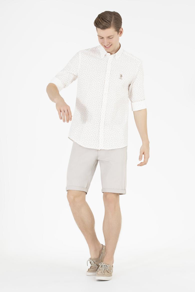 Erkek Camel Uzun Kollu Gömlek - 50264087008