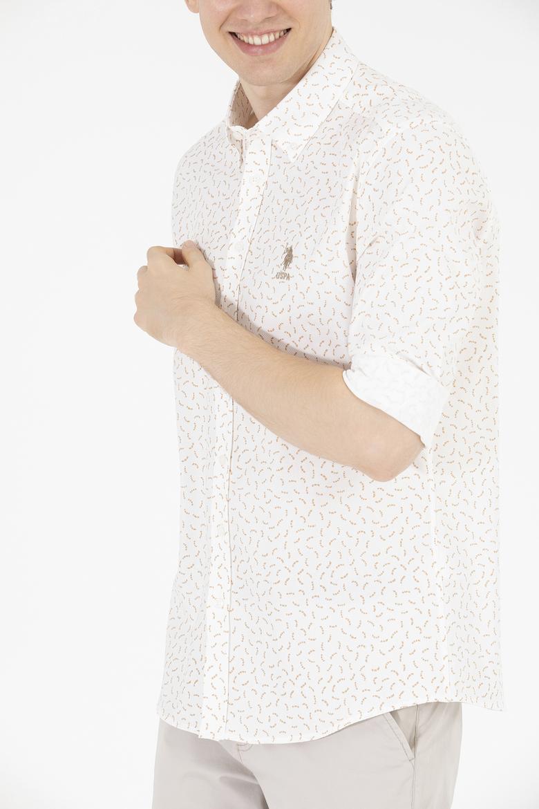 Erkek Camel Uzun Kollu Gömlek - 50264087008