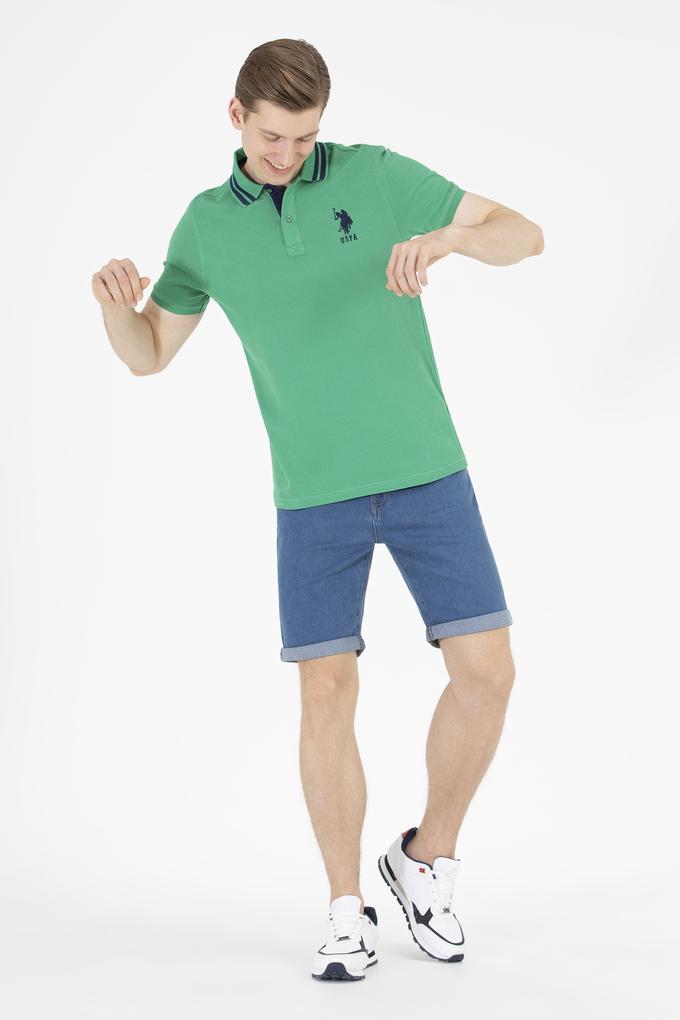 Erkek Mavi Jean Şort