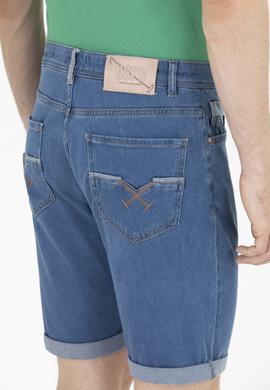Erkek Mavi Jean Şort - 50264302017