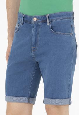 Erkek Mavi Jean Şort - 50264302017