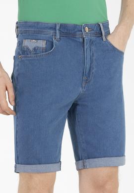 Erkek Mavi Jean Şort - 50264302017