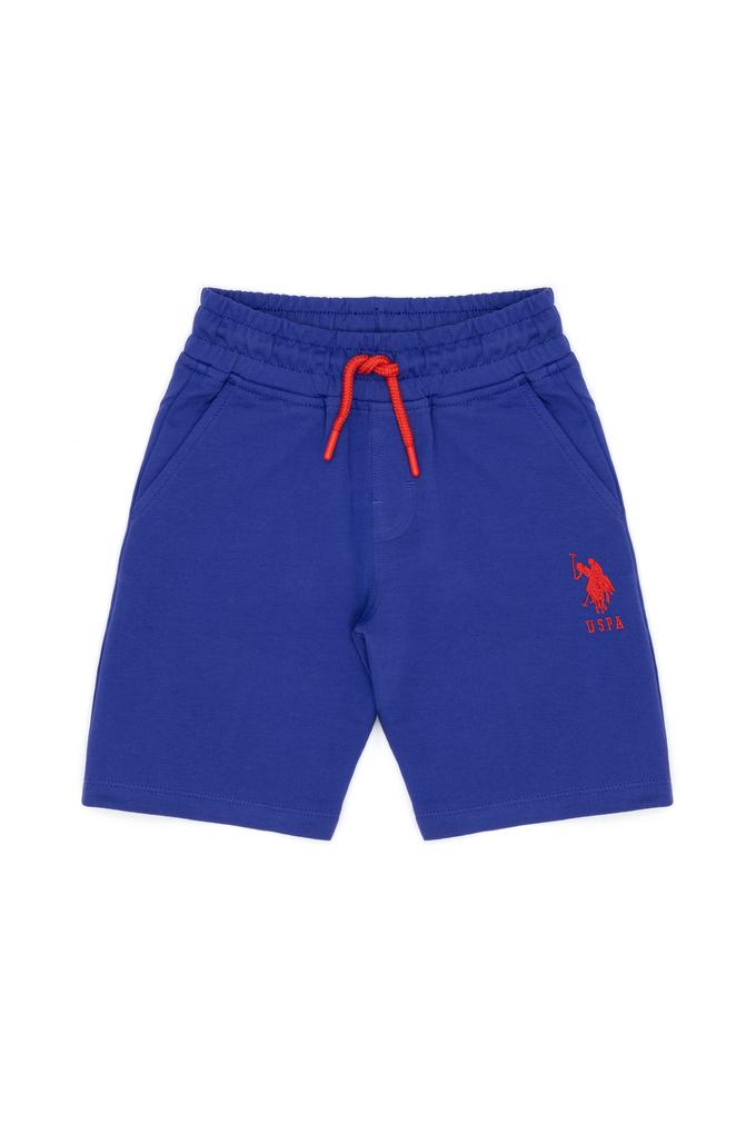 Çocuk Mavi Örme Şort