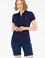 Kadın Lacivert Basic Polo Yaka Tişört