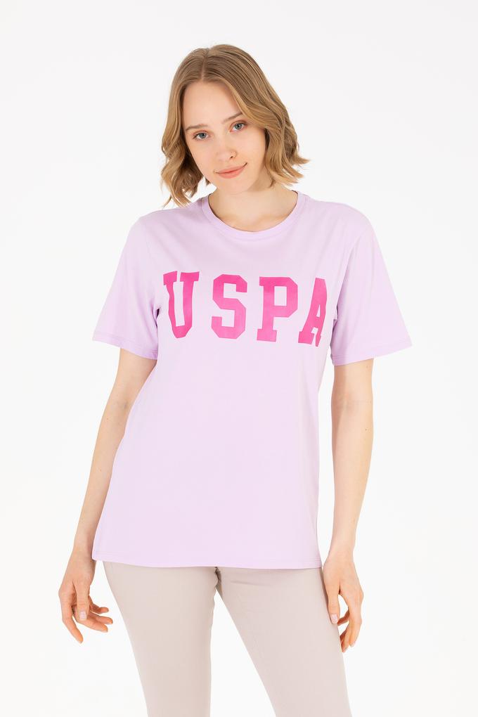 Kadın Manolya Bisiklet Yaka Basic Tişört