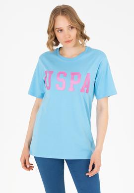 Kadın Turkuaz Bisiklet Yaka Basic Tişört - 50262658115