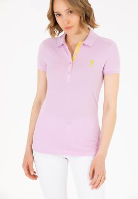 Kadın Manolya Basic Polo Yaka Tişört - 50262698085