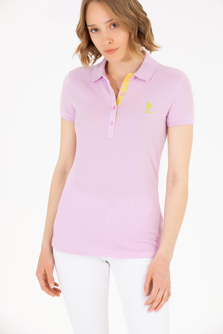 Kadın Manolya Basic Polo Yaka Tişört - 50262698085