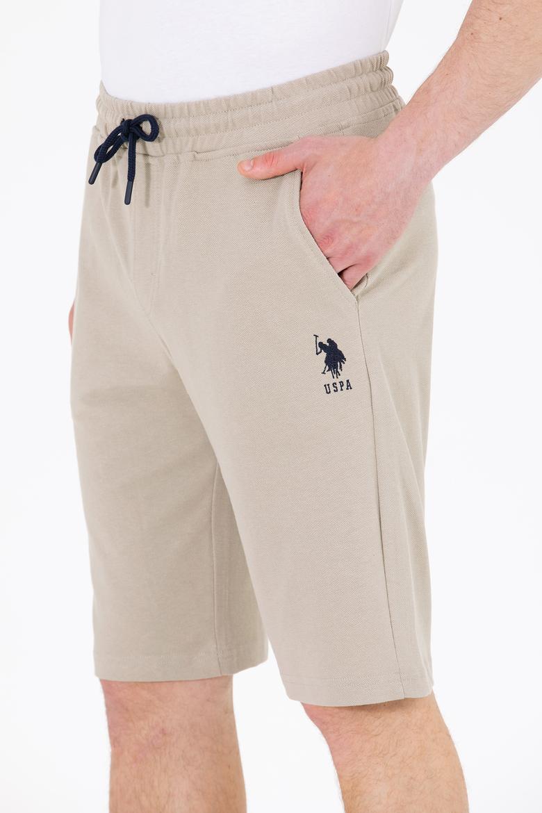 Erkek Haki Örme Şort - 50263258112