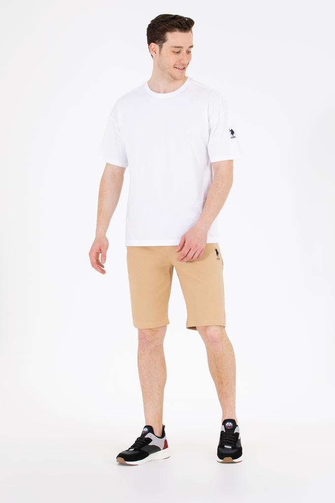 Erkek Camel Örme Şort