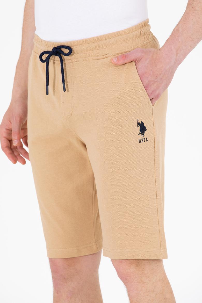 Erkek Camel Örme Şort - 50263258127