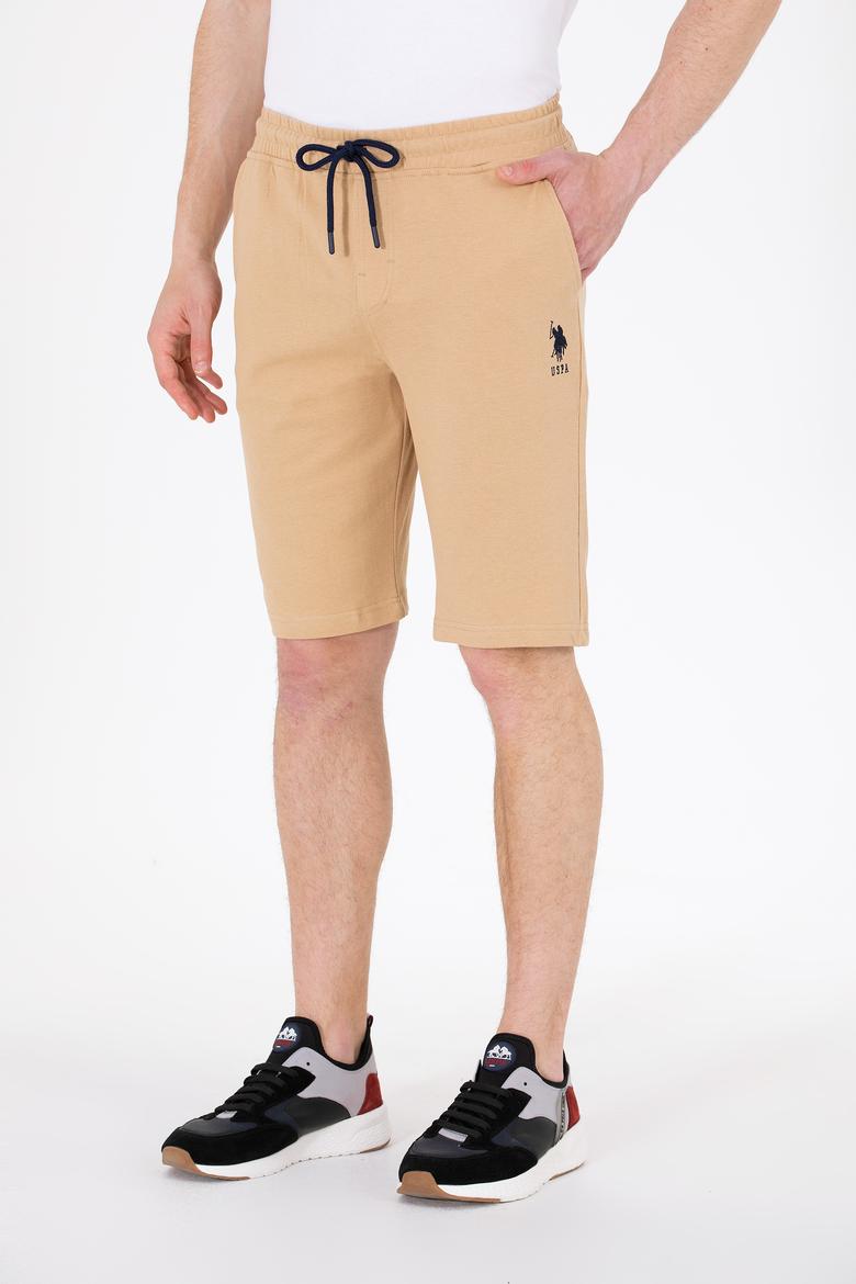 Erkek Camel Örme Şort - 50263258127
