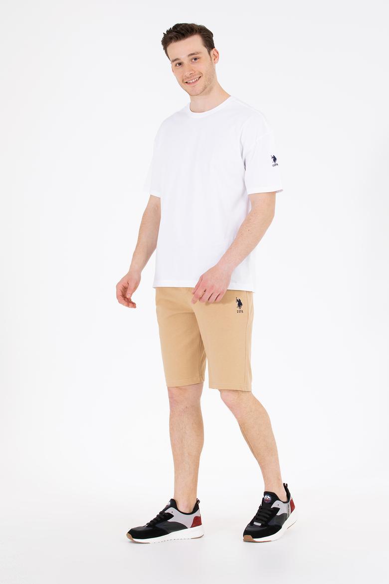 Erkek Camel Örme Şort - 50263258127