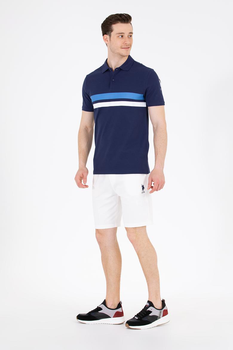 Erkek Ekru Örme Şort - 50263423113