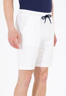 Erkek Ekru Örme Şort - 50263423113